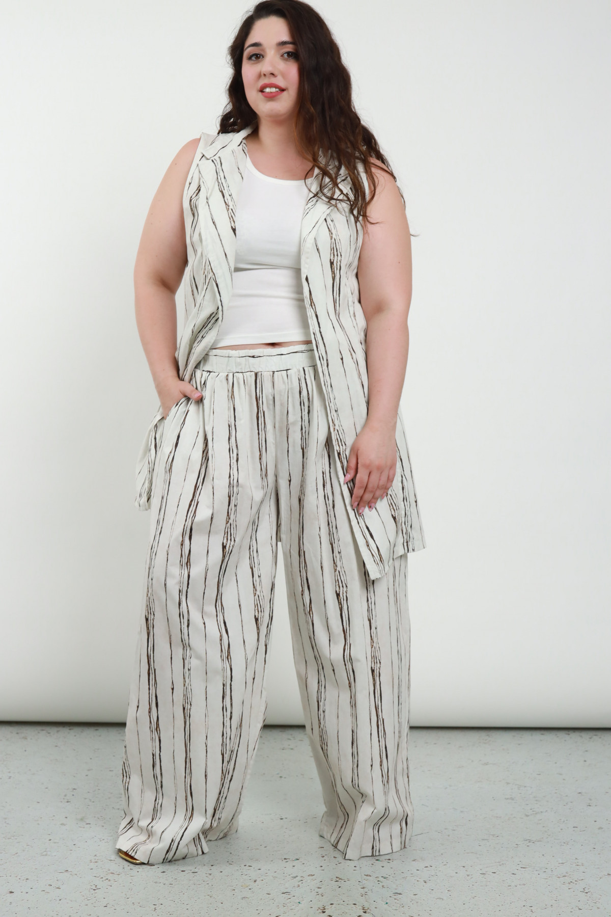 Susy Star - Pantalone Palazzo Fantasia