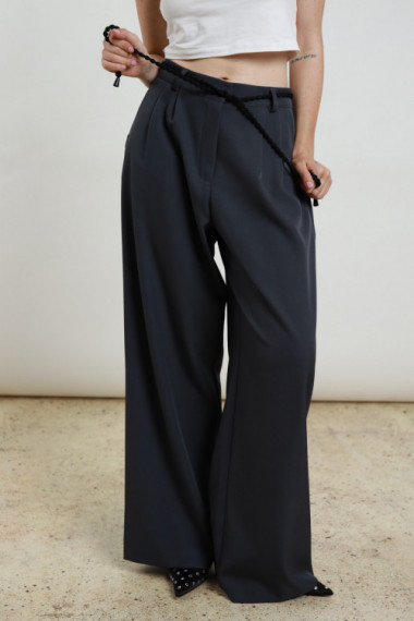 Pantalone c/pences 96%pl 4%ea