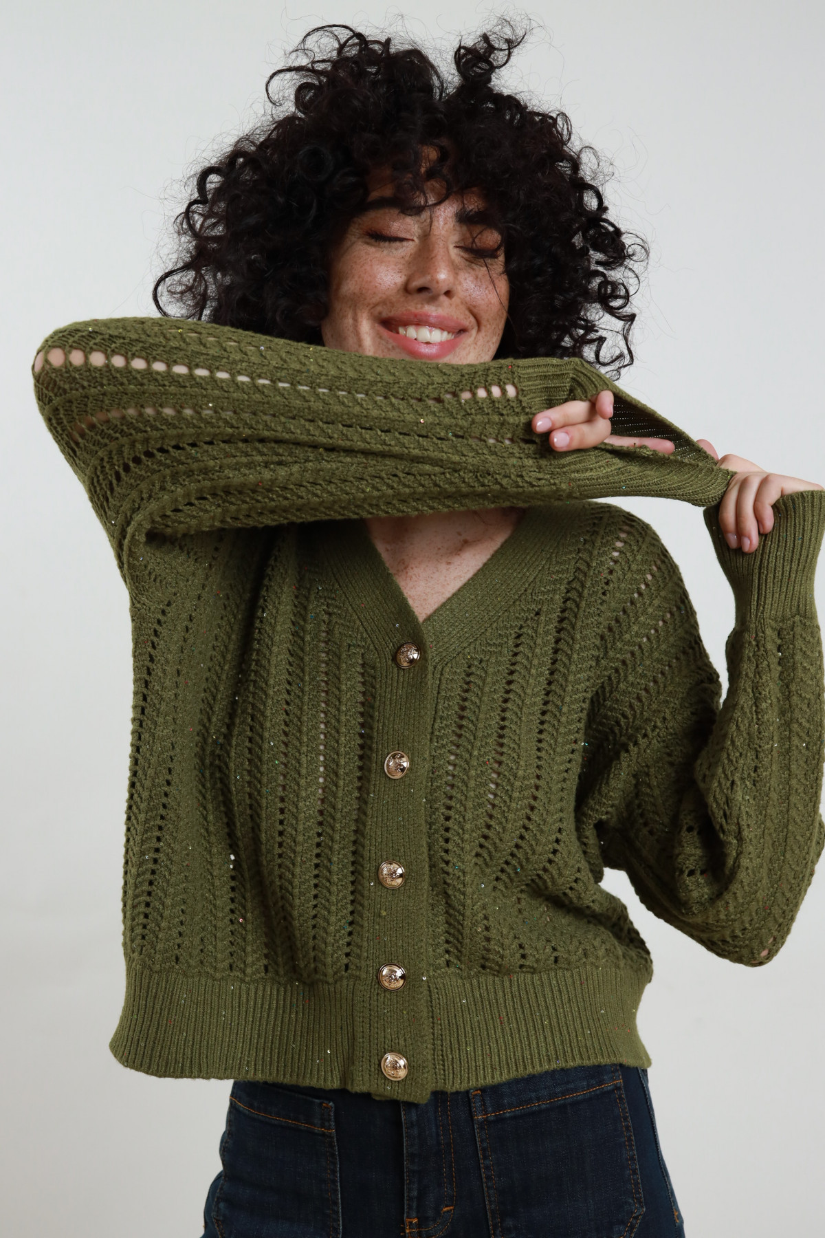 Cardigan Micro Paillettes