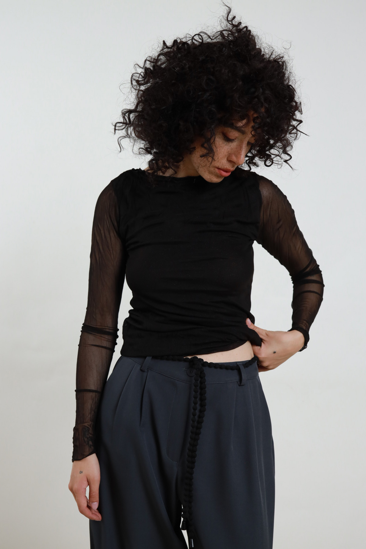 Maglia Tulle Lurex