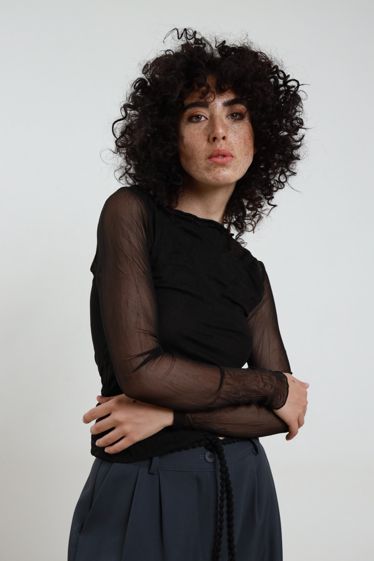 Maglia Tulle Lurex