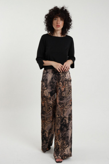 Pantaloni Satin in Fantasia