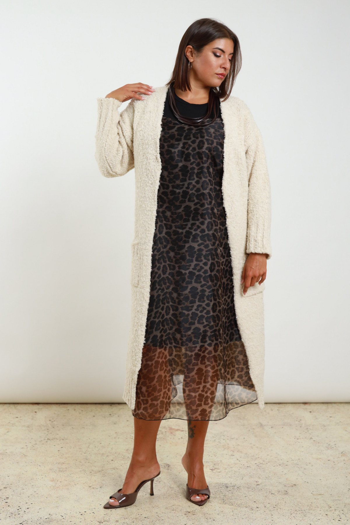 Cardigan Boucle