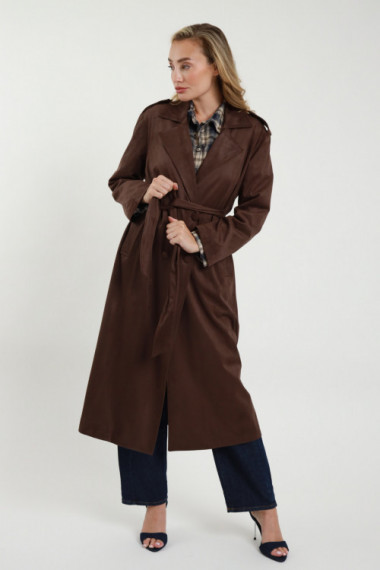 Trench Scamosciato