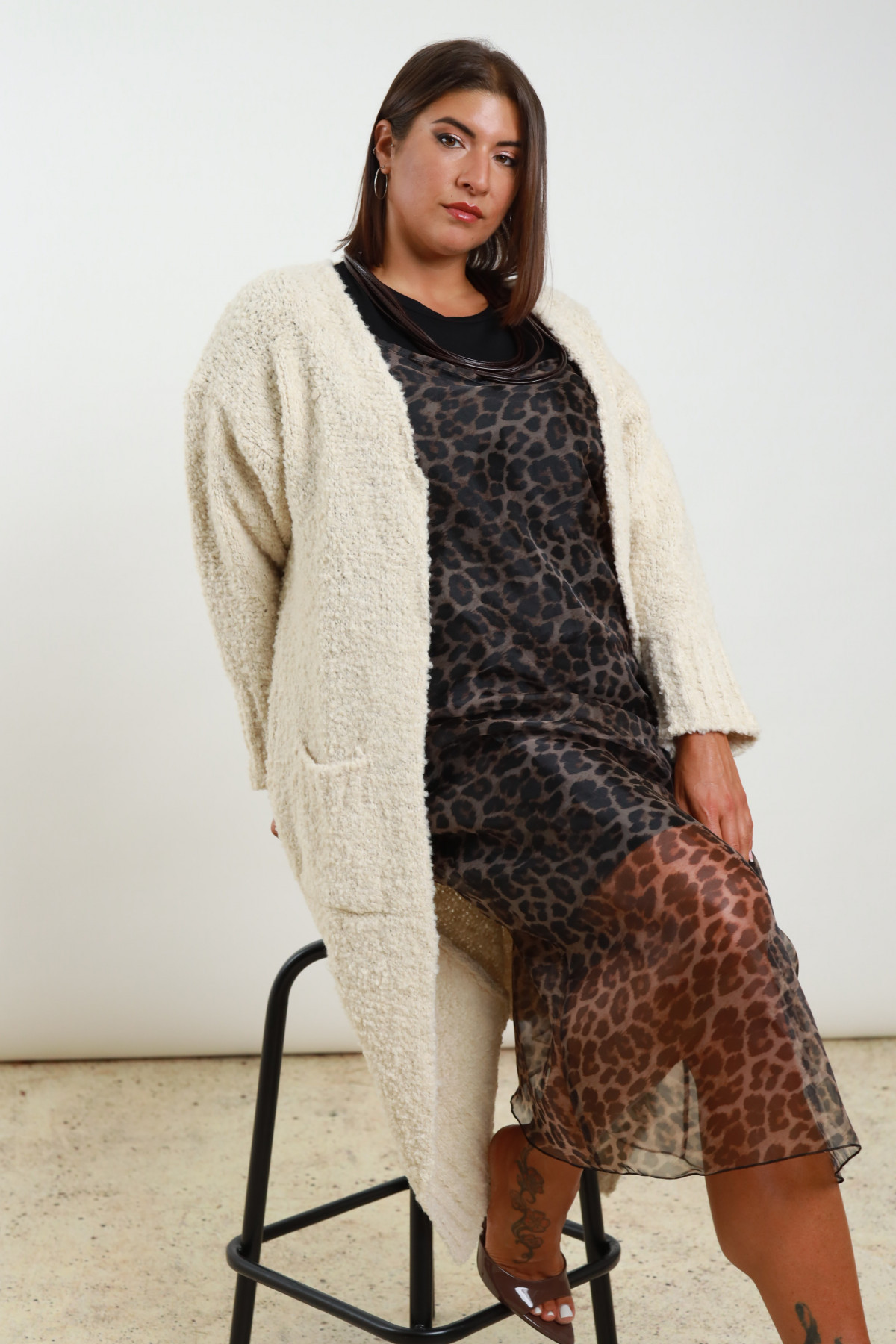 Cardigan Boucle
