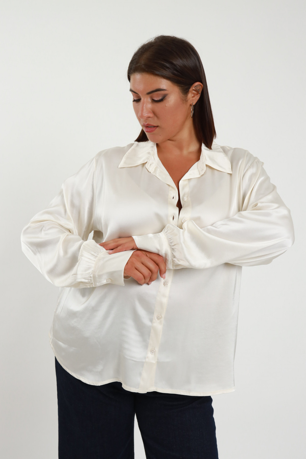 Camicia stretch 97%vi 3%ea