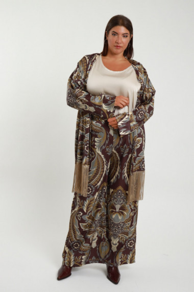 Pantalone fantasia 96%pl 4%ea