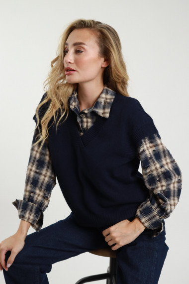 Gilet 50%vi 27%pl 23%pa