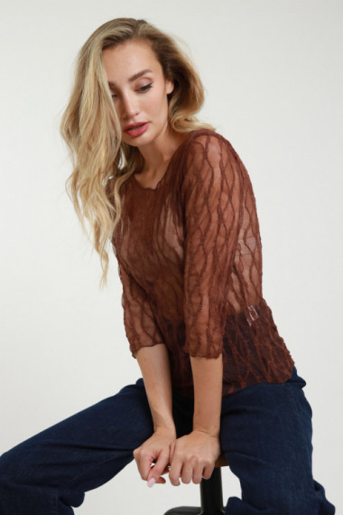 Maglia Pizzo Ricamato