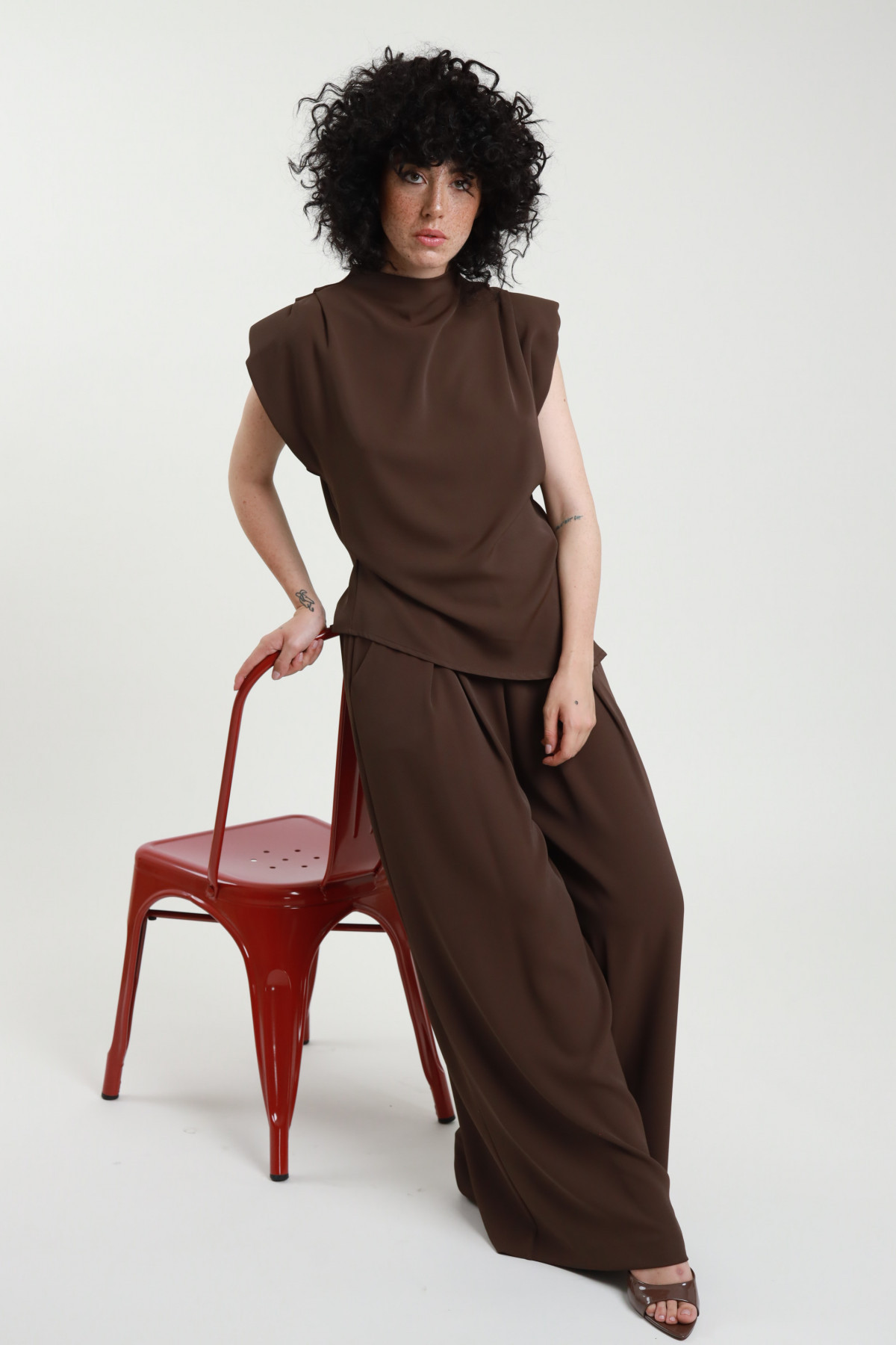 Top + pantaloni 96%pl 4%ea