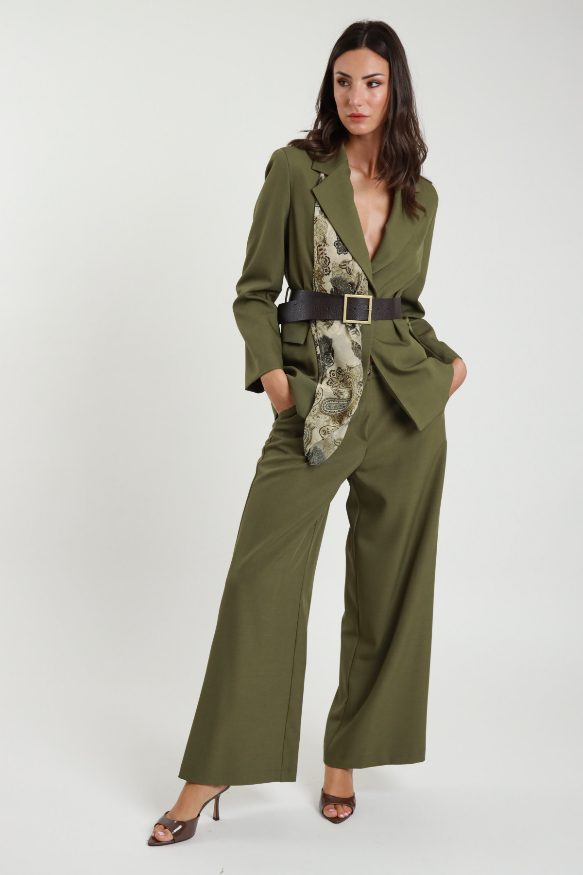 Pantaloni con Foulard