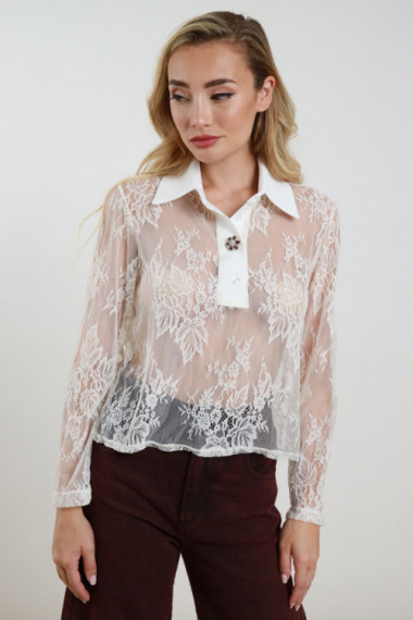Camicia Polo Pizzo