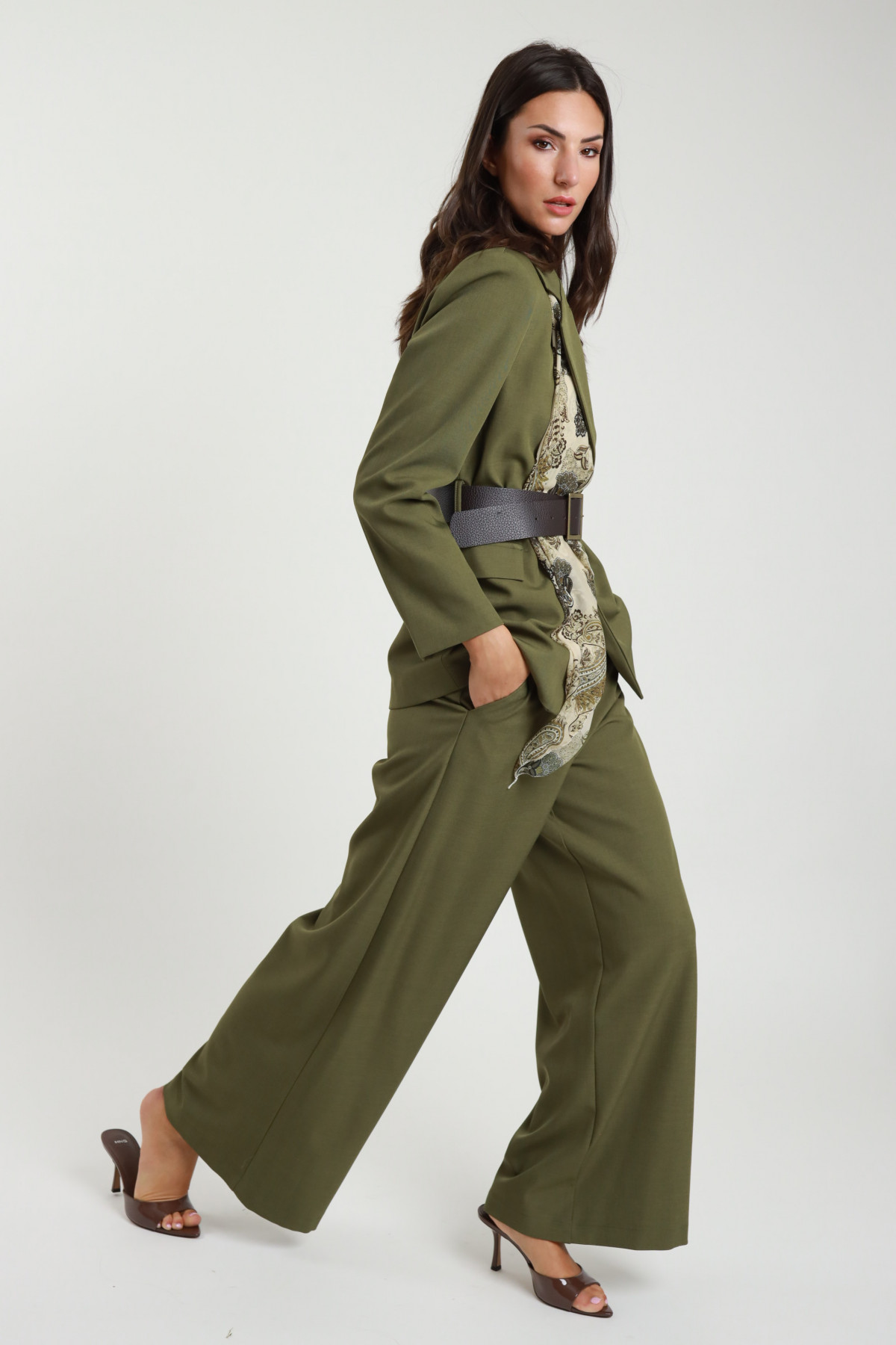 Pantaloni con Foulard