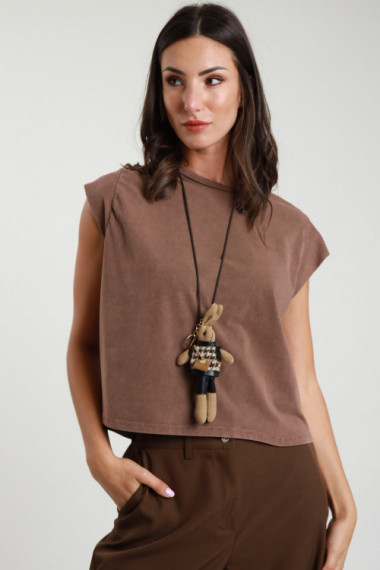 T-Shirt Collana Pupazzo