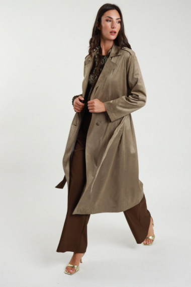 Trench Scamosciato
