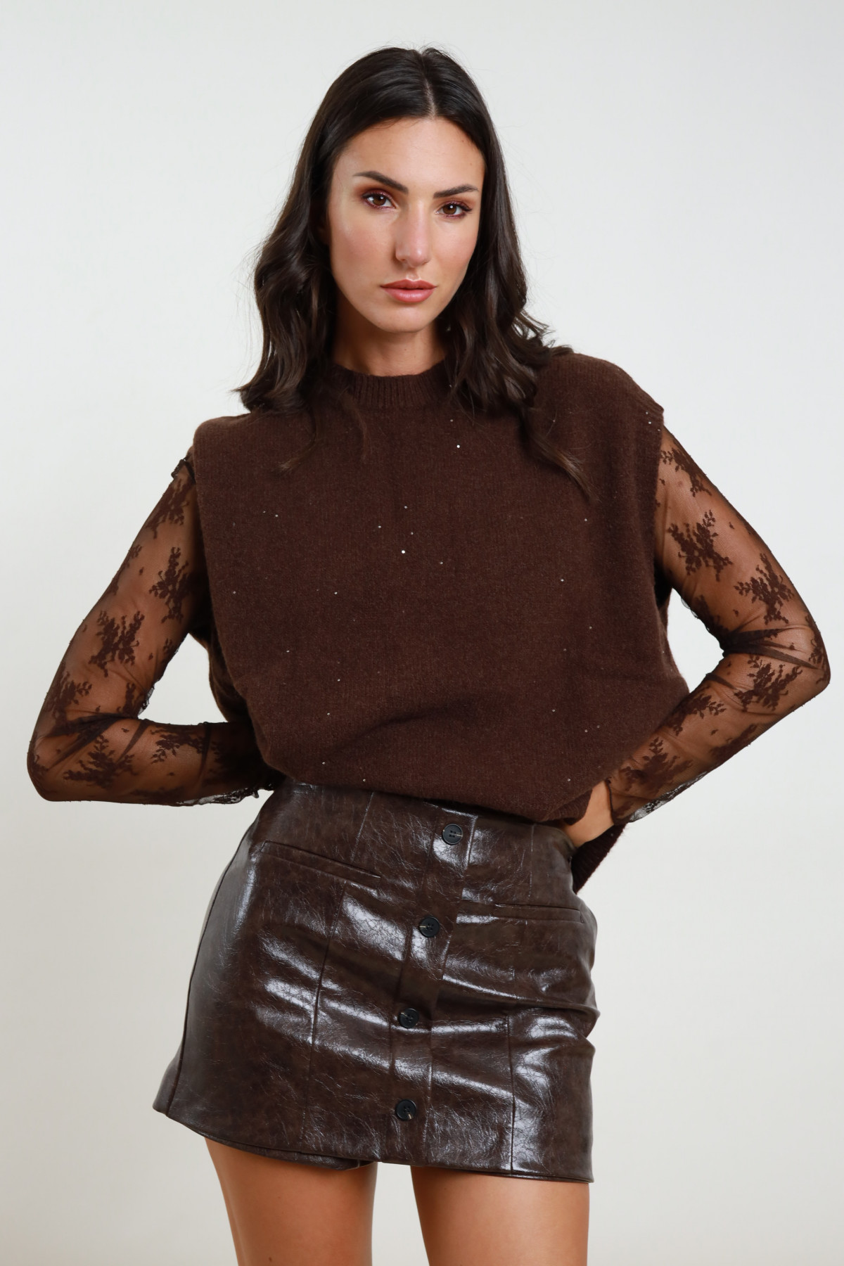 Gilet Micro Paillettes