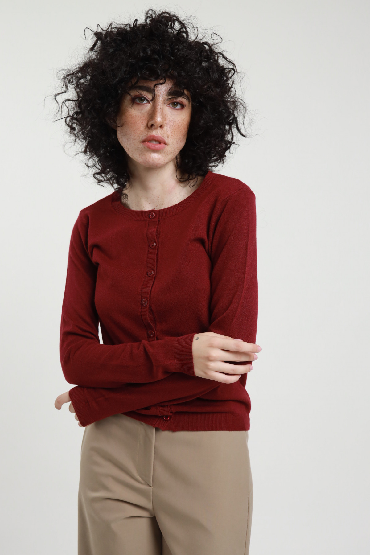 Koreanische Strickjacke