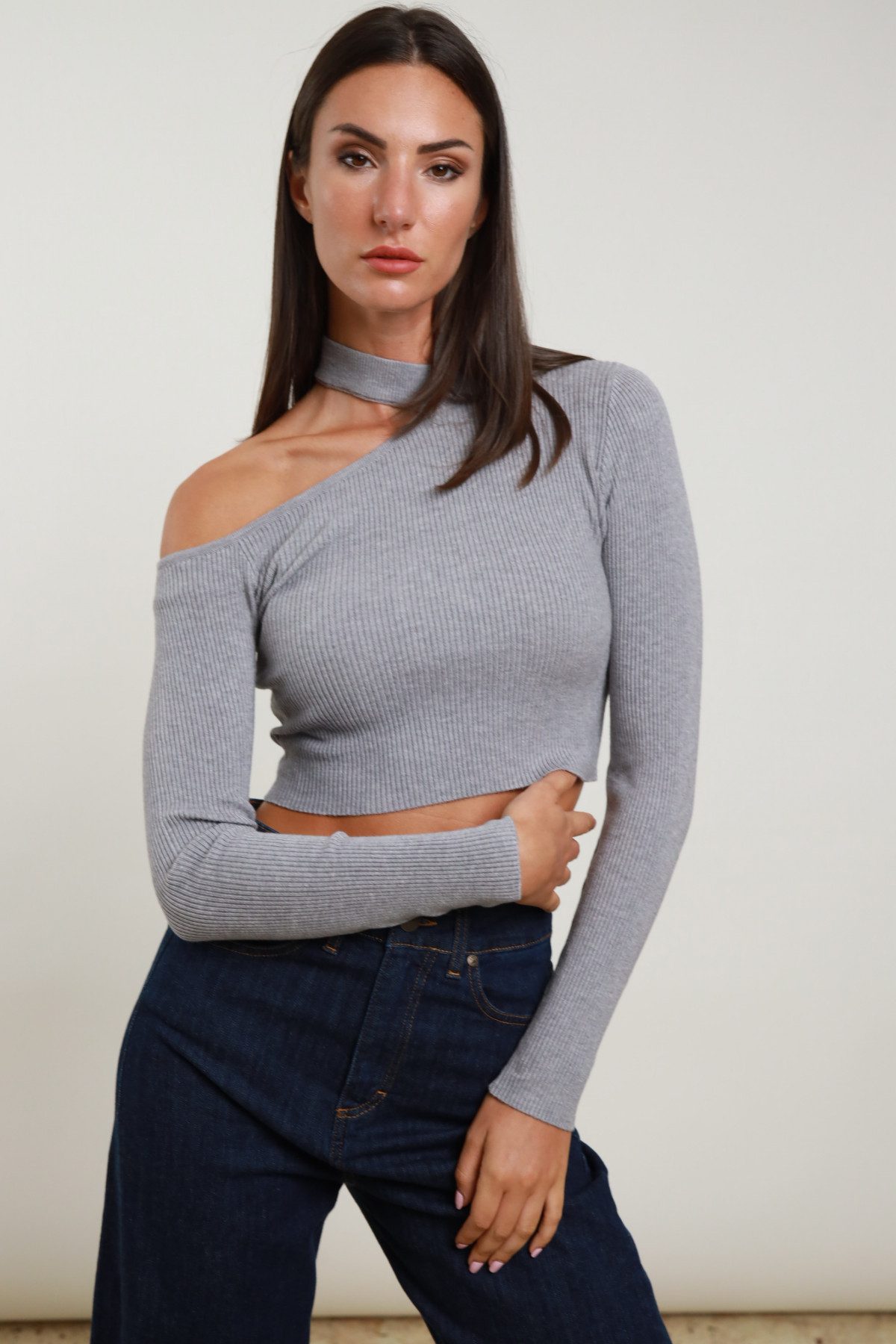 Maglia Crop Cut-Out