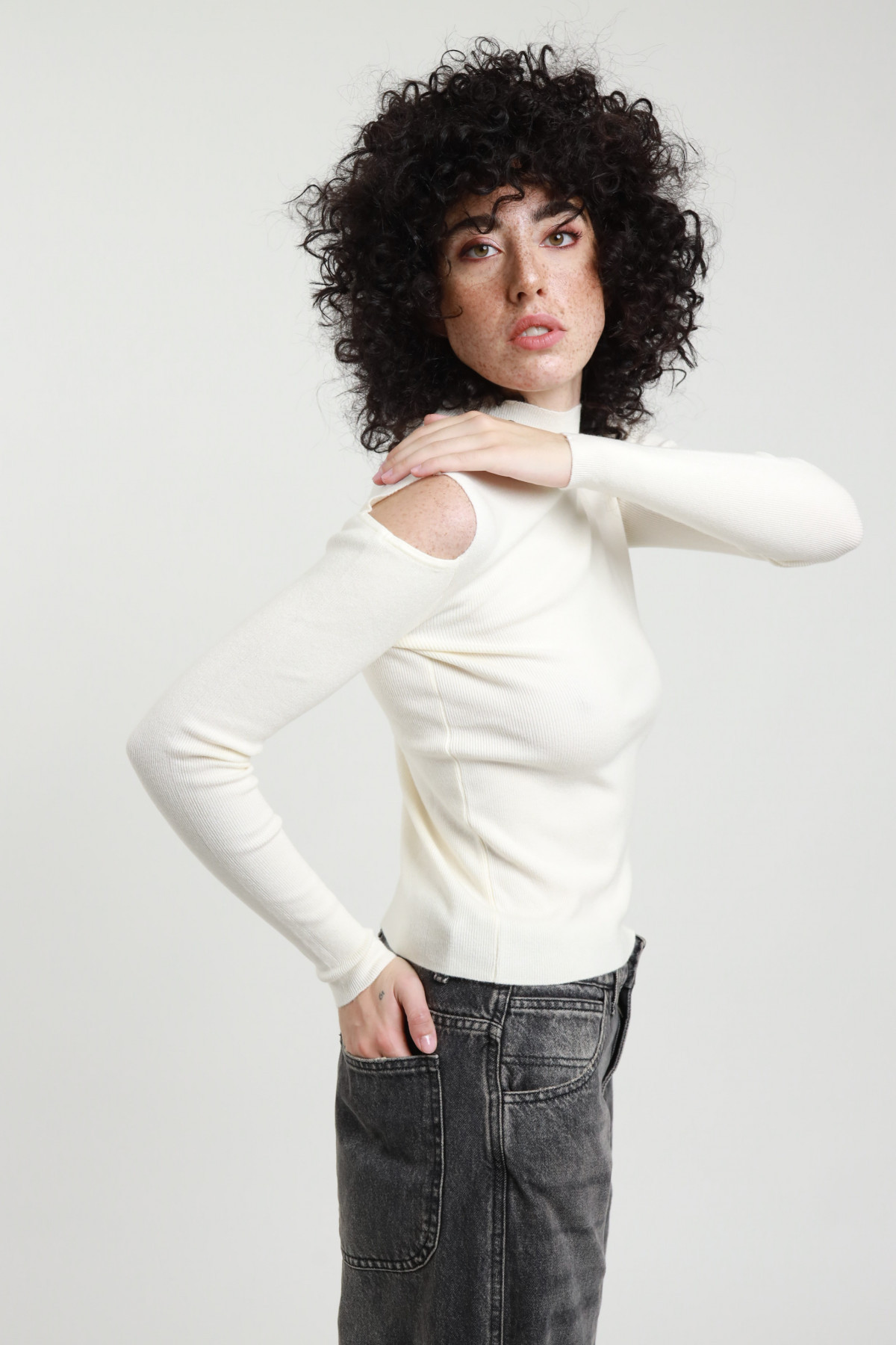 Maglia Lupetto Cut-Out
