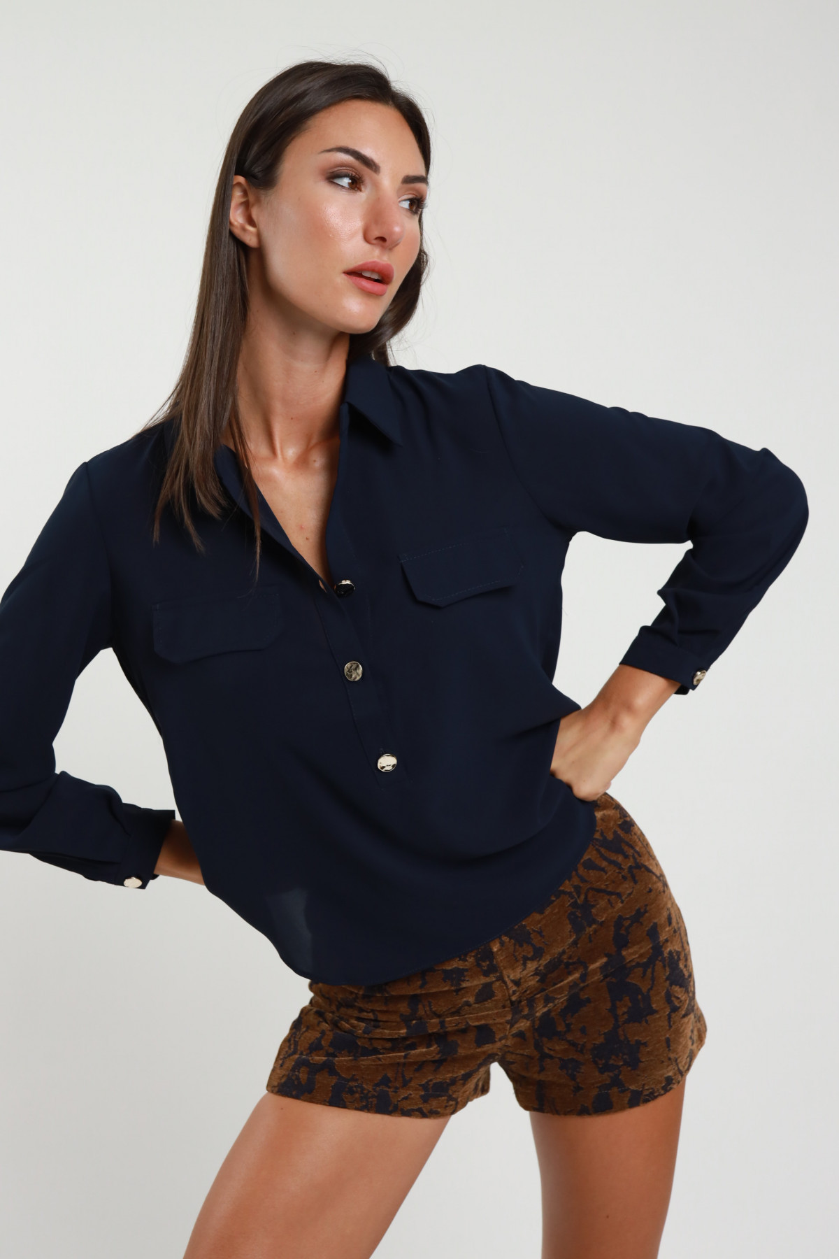 Blusa Bottoni Gioiello
