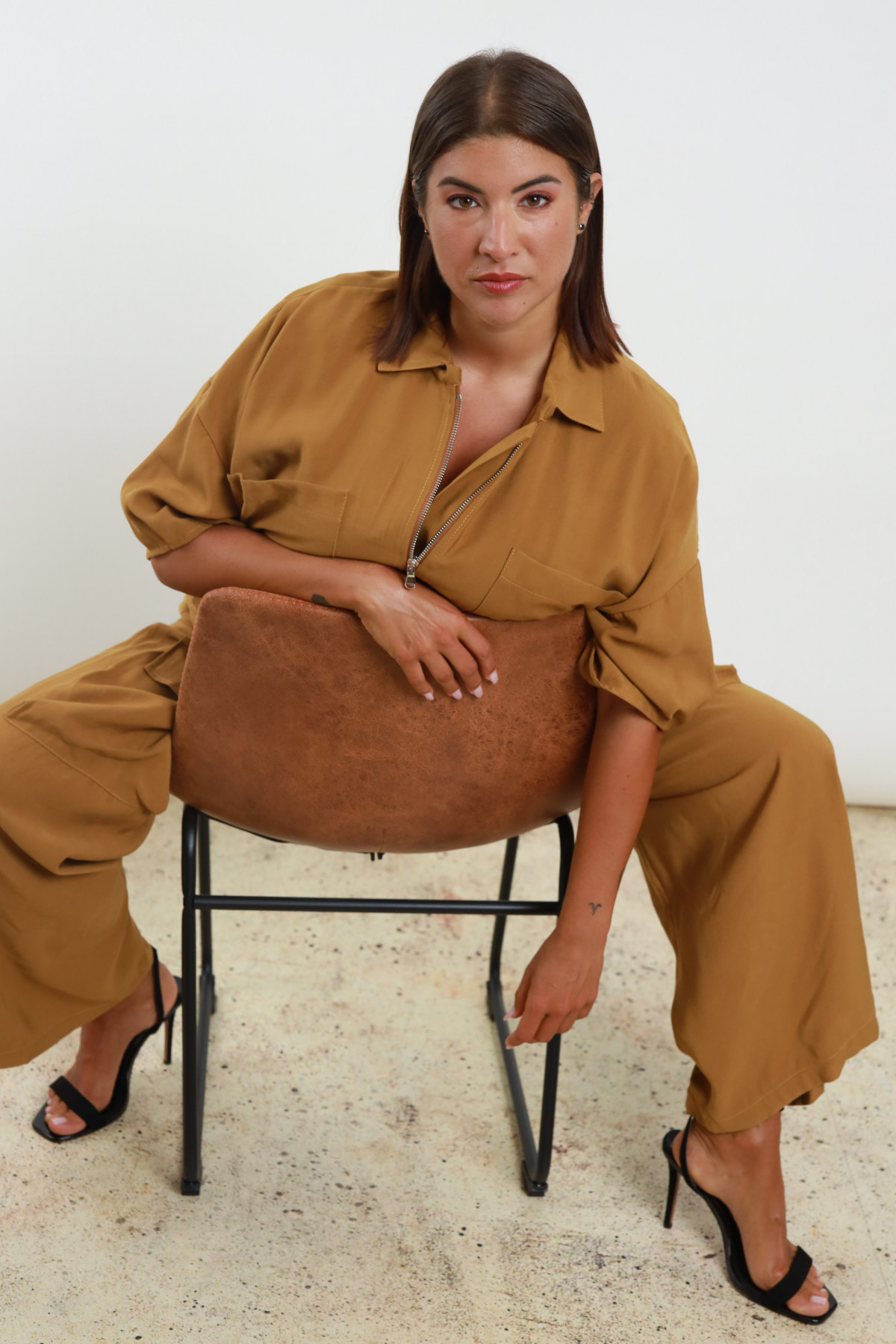 Susy Star - Tuta Tencel con Zip