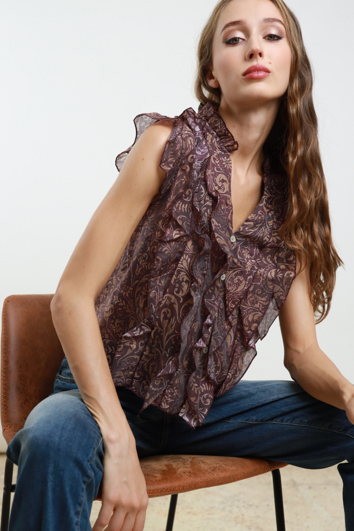 Camicia Smanicata in Fantasia