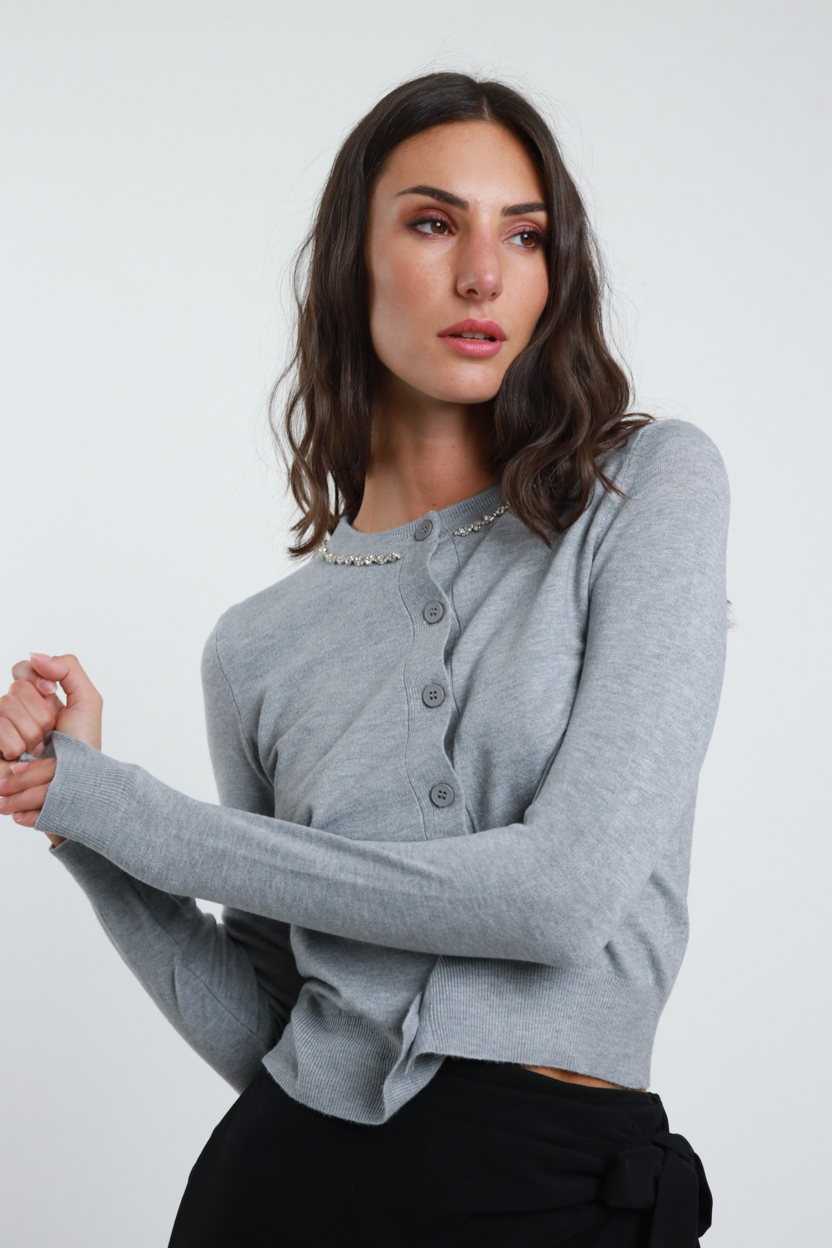 Cardigan Strass