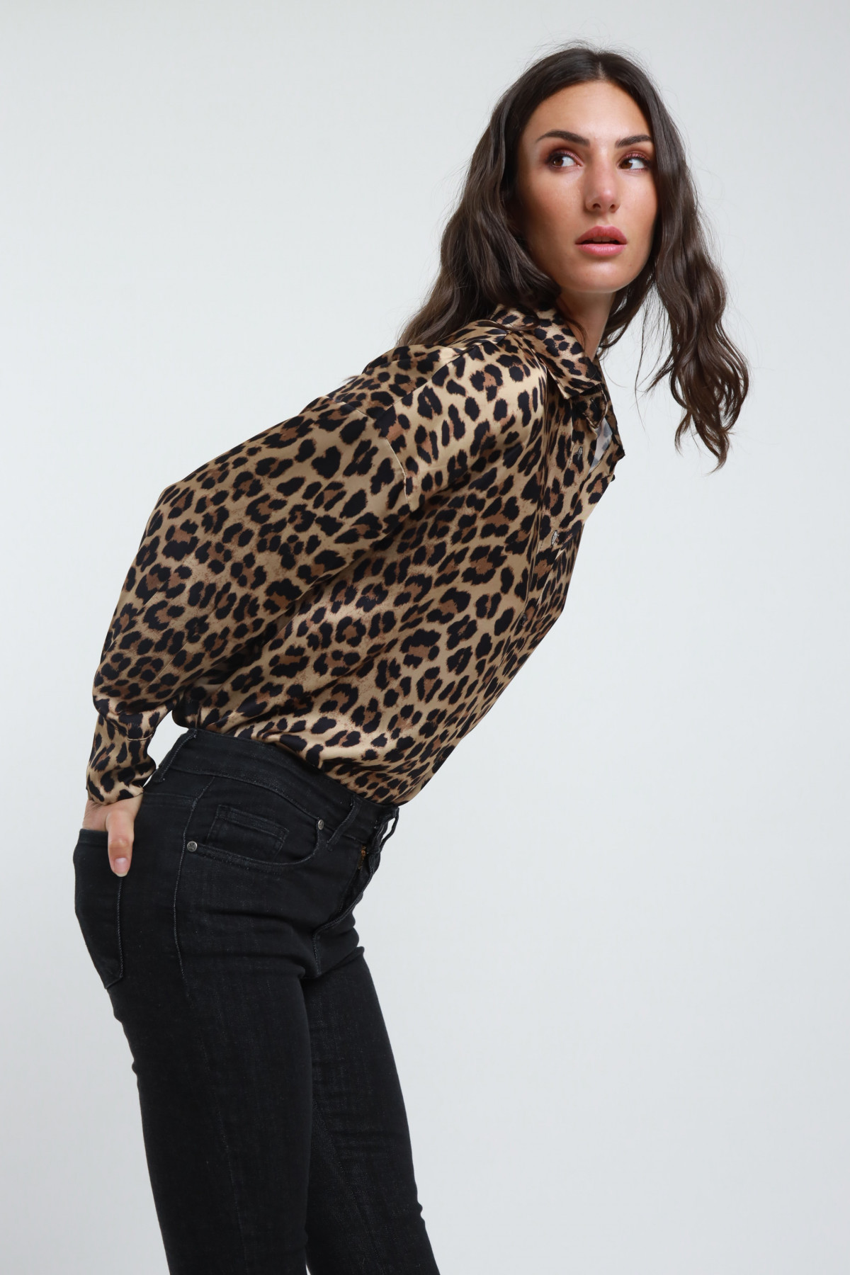 Camicia Over Animalier