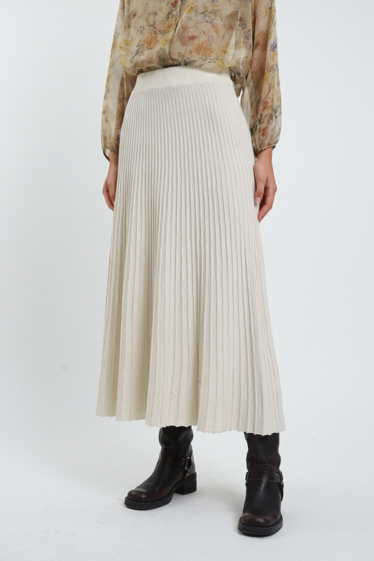 Plisse skirt '