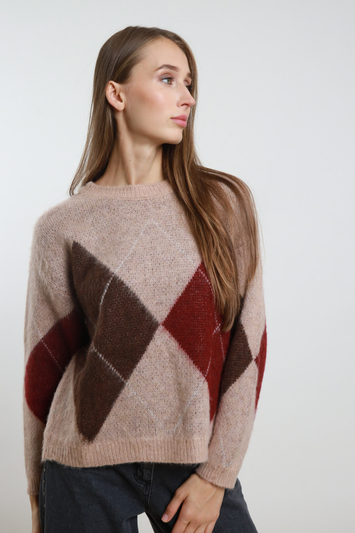 Maglione Jacquard Rombi