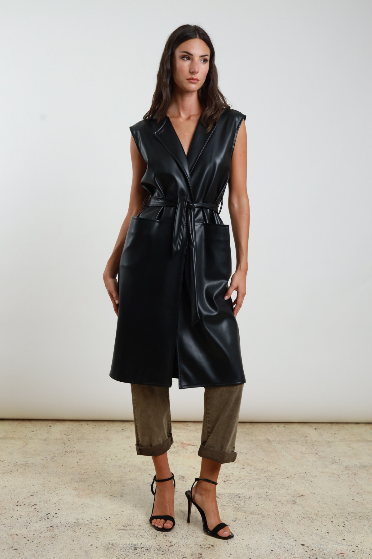 Gilet Lungo Ecopello