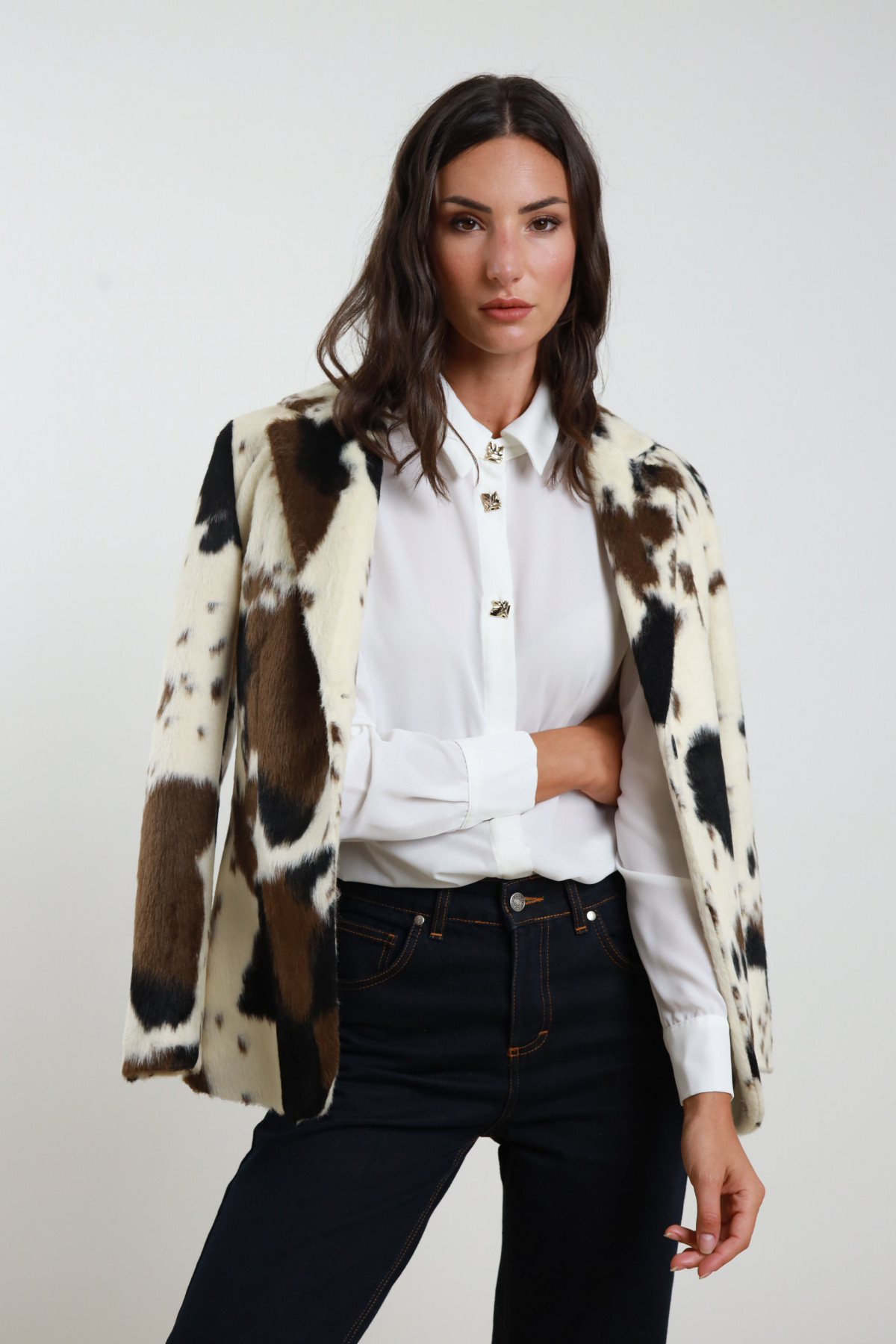 Camicia Bottoni Gioiello