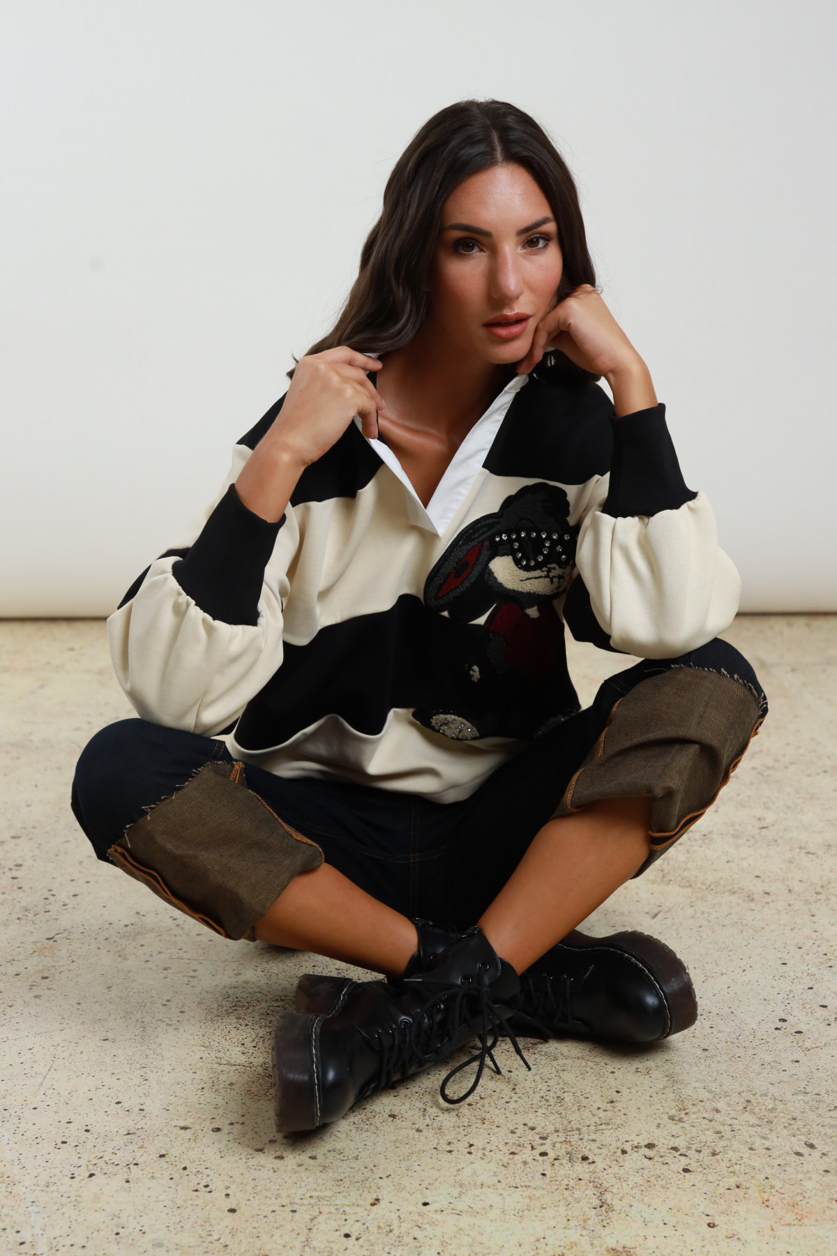 Polo Felpa Patch