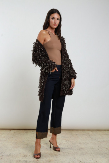 Cardigan fringes