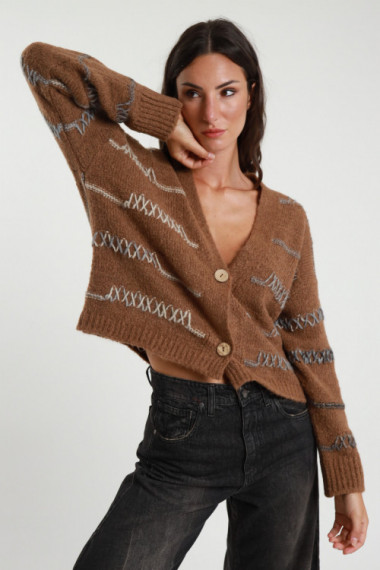 Cardigan Fili Colorati