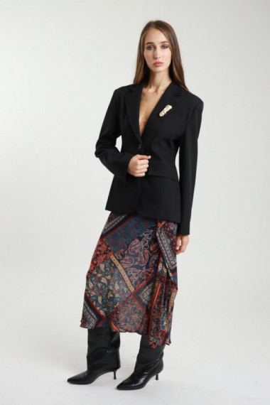 Gonna c/gala laterale 80%vi 20%wo