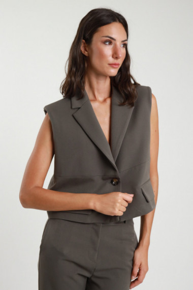 Gilet Crop Over
