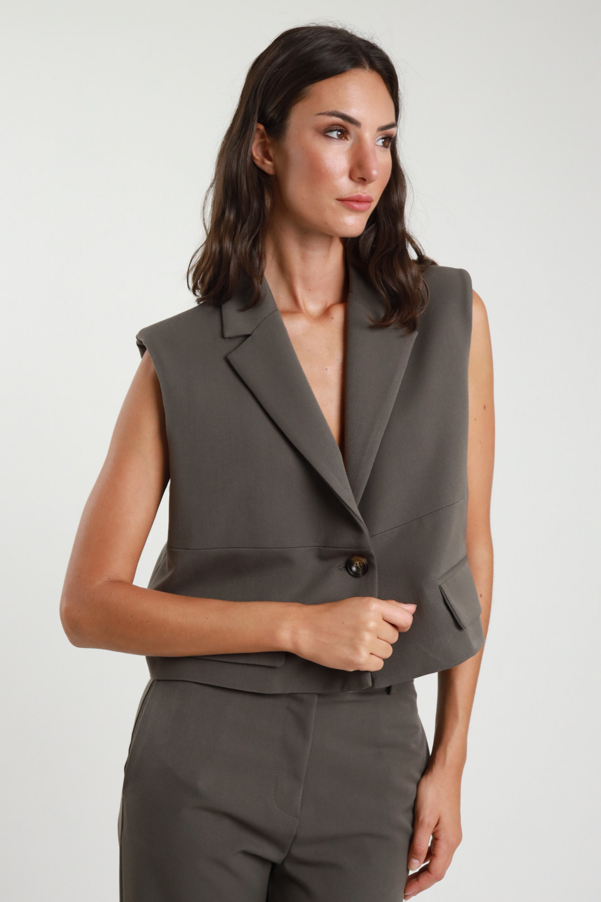Gilet Crop Over