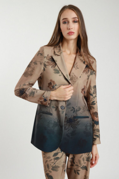 Giacca fantasia 100%pl
