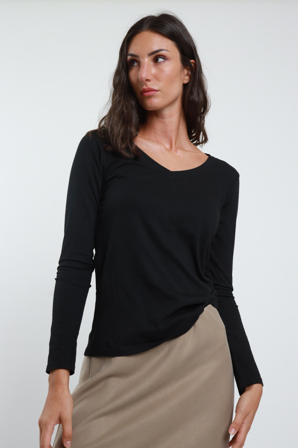 Scollo V m/l 100%co
