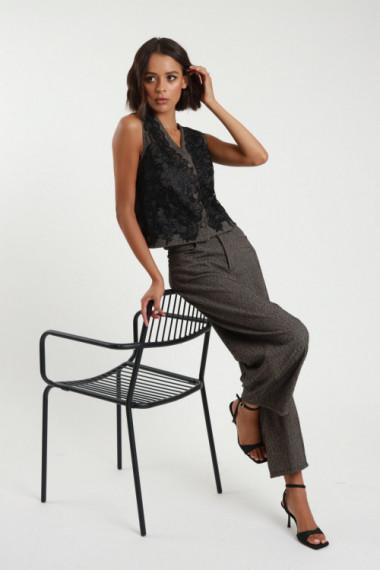 Check trousers