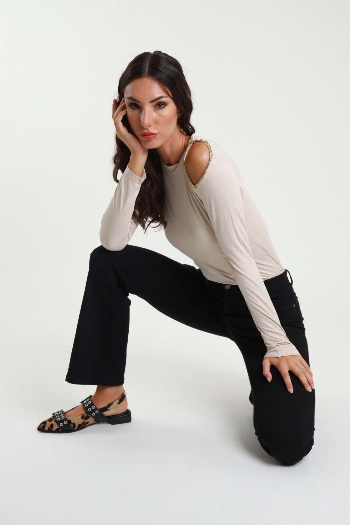 Maglia Cut Out Spalla