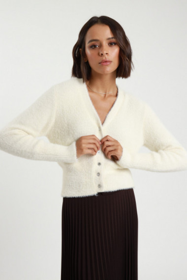Eco -length cardigan