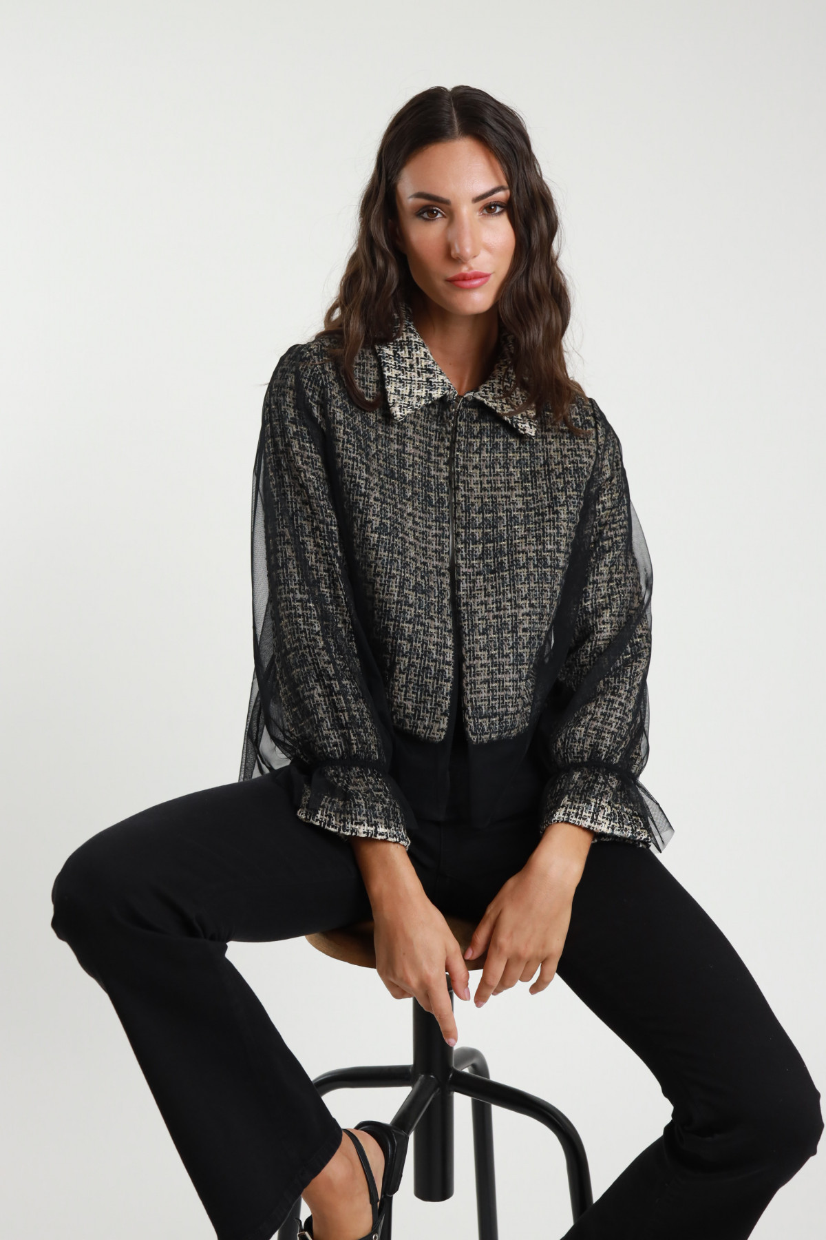 Jacchino jacquard tulle