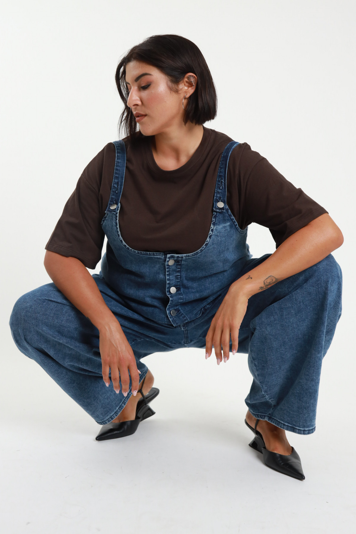 Salopette Jeans + T-shirt