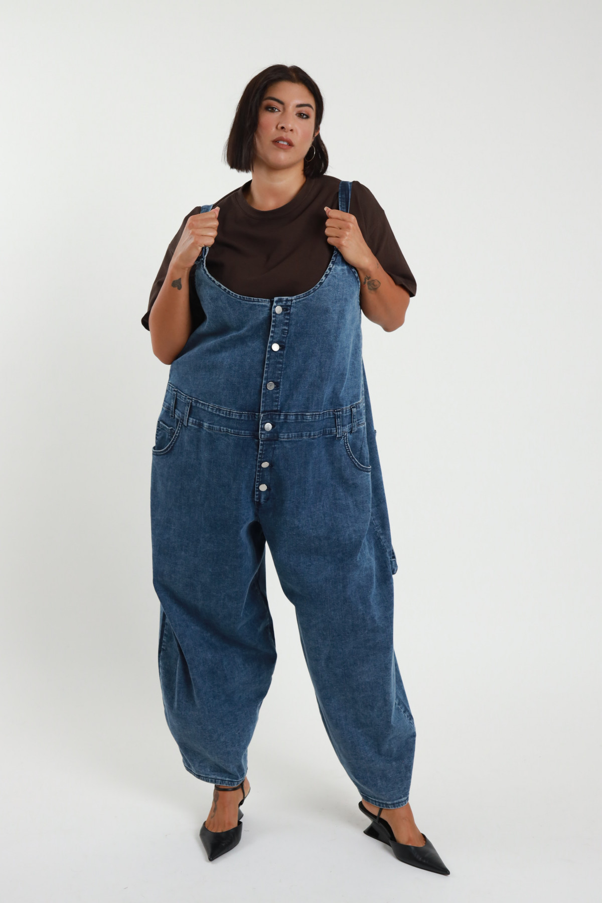 Salopette Jeans + T-shirt