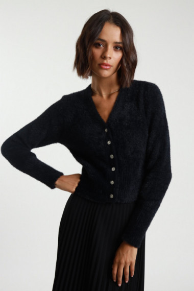 Eco -Länge Cardigan