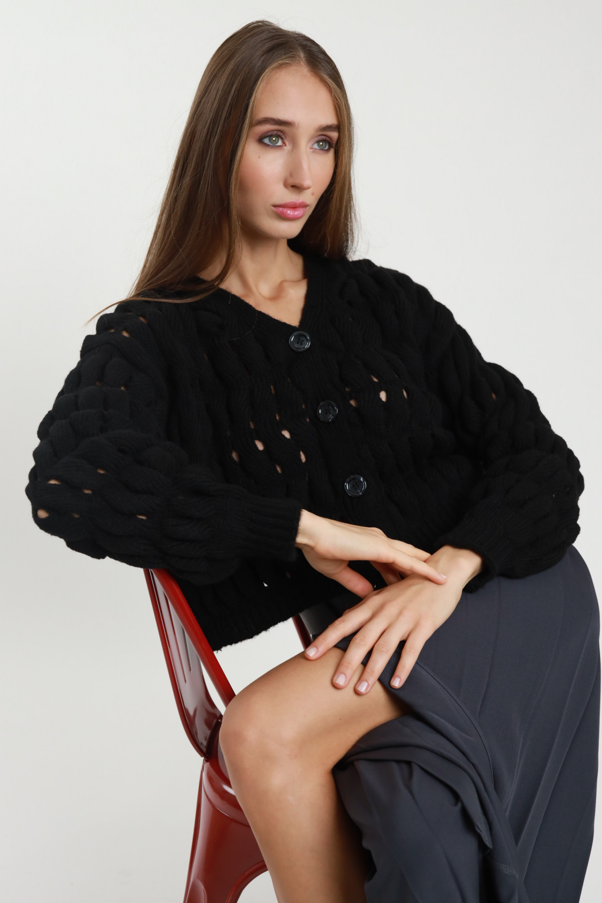 Cardigan Traforato
