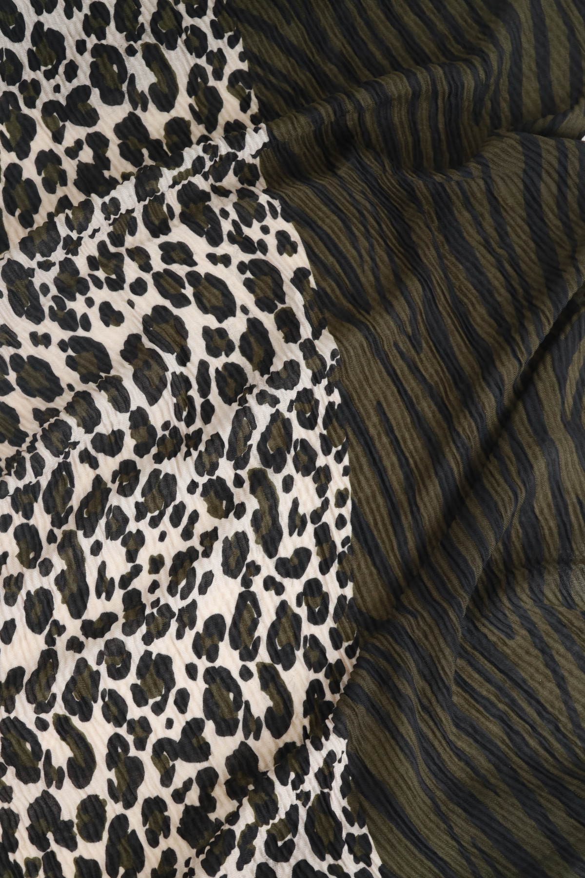 Stola Animalier Plissé