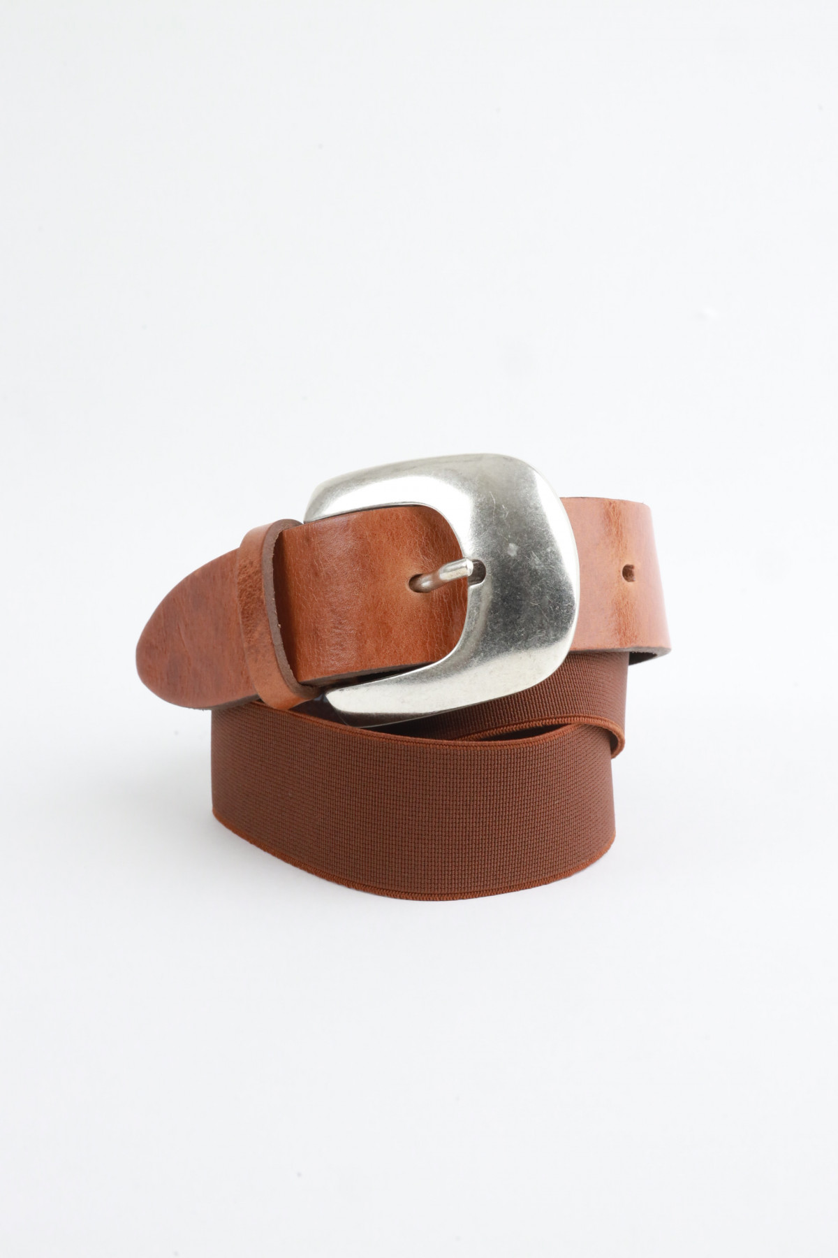 Cintura in Pelle con Elastico